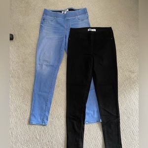2 Pairs of Old Navy Rockstar Jeggings jeans 12 Tall